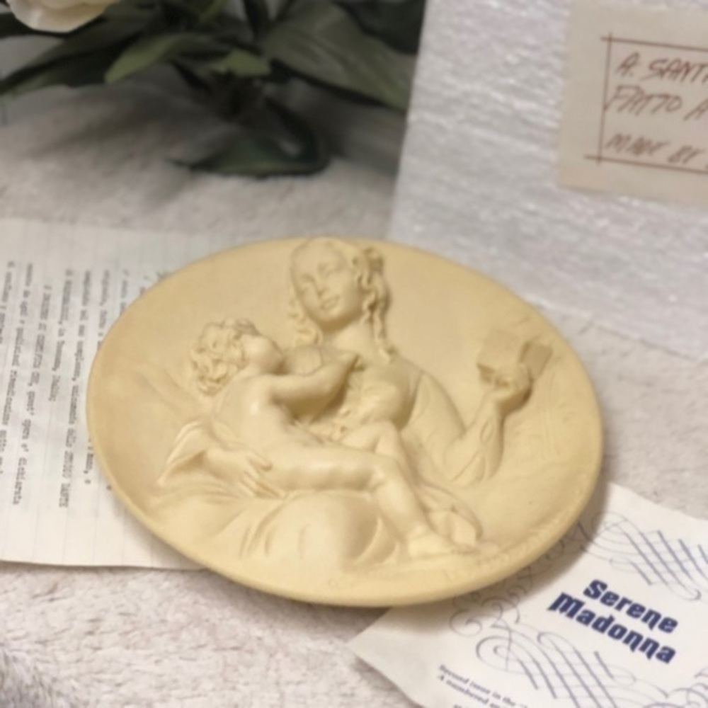 MADONNA Modesta Plate by Alberto Santangela